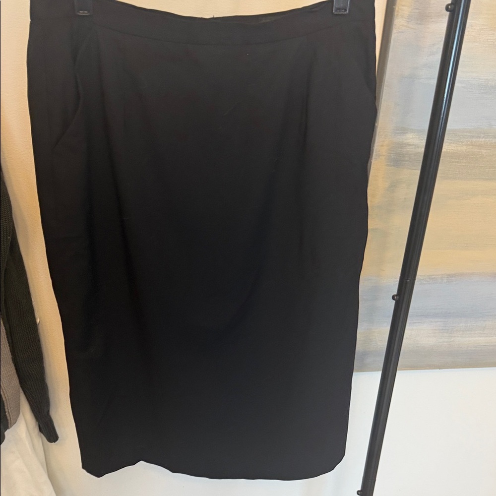 Dolce Gabbana Black Pencil Skirt
